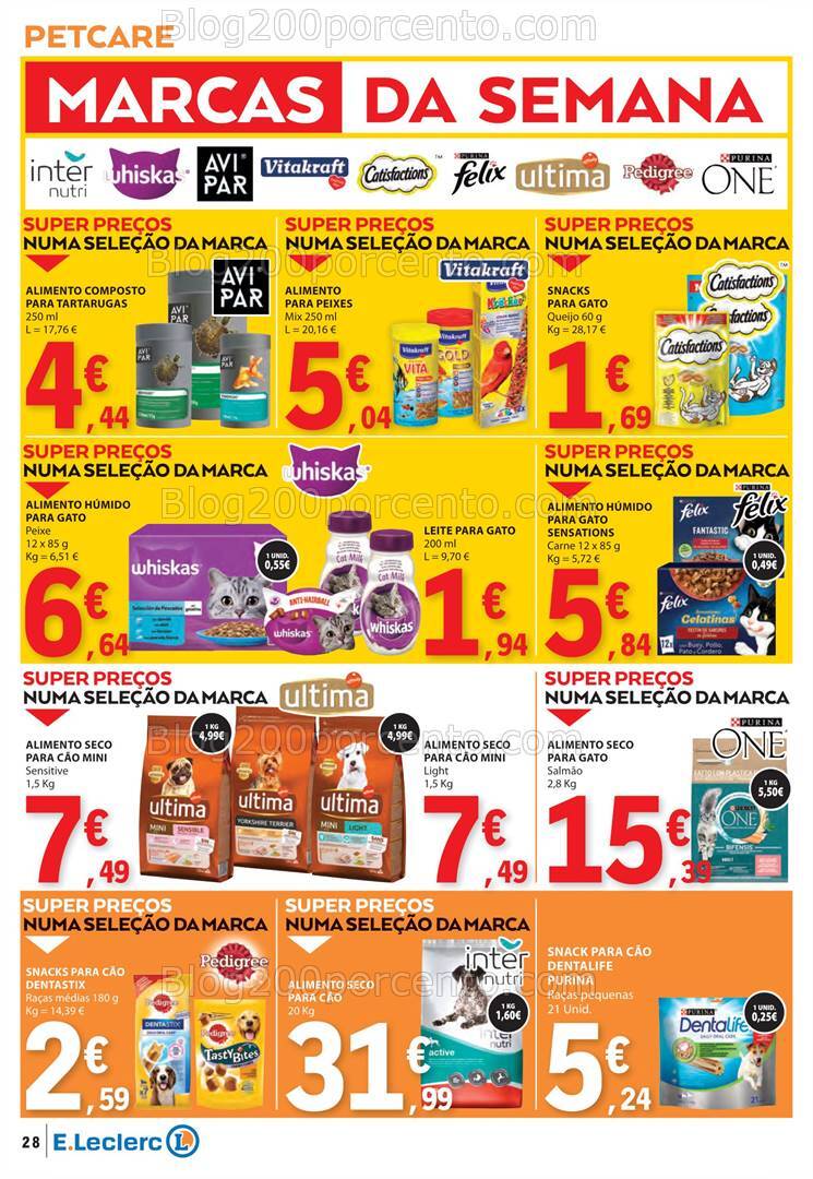 Antevisão Folheto E-LECLERC Promoções de 10 a 16 outubro