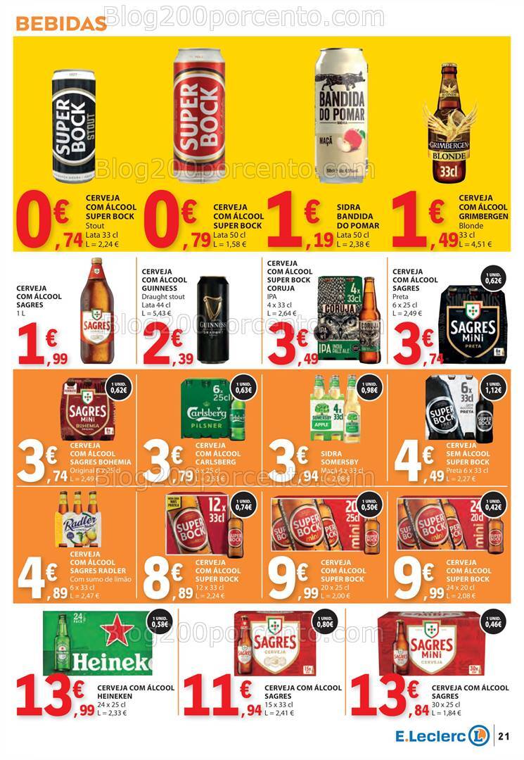 Antevisão Folheto E-LECLERC Promoções de 17 a 23 outubro