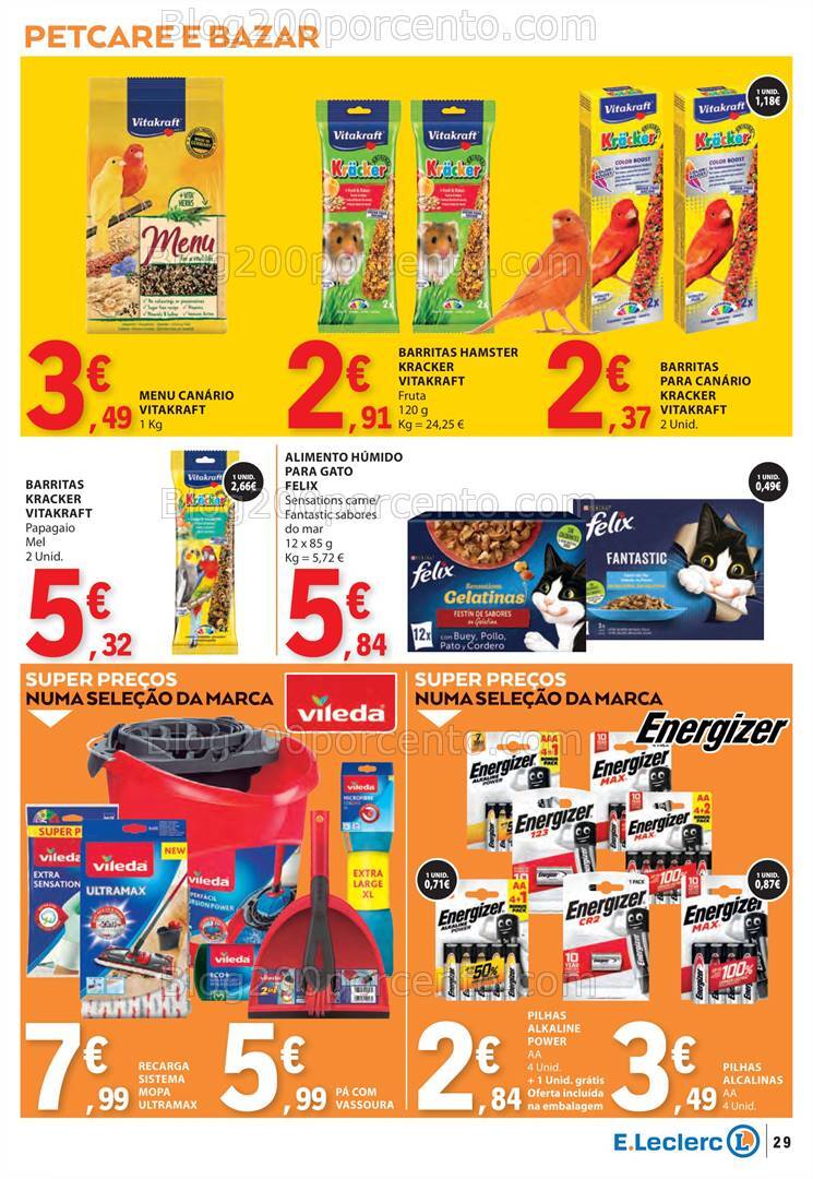 Antevisão Folheto E-LECLERC Promoções de 17 a 23 outubro