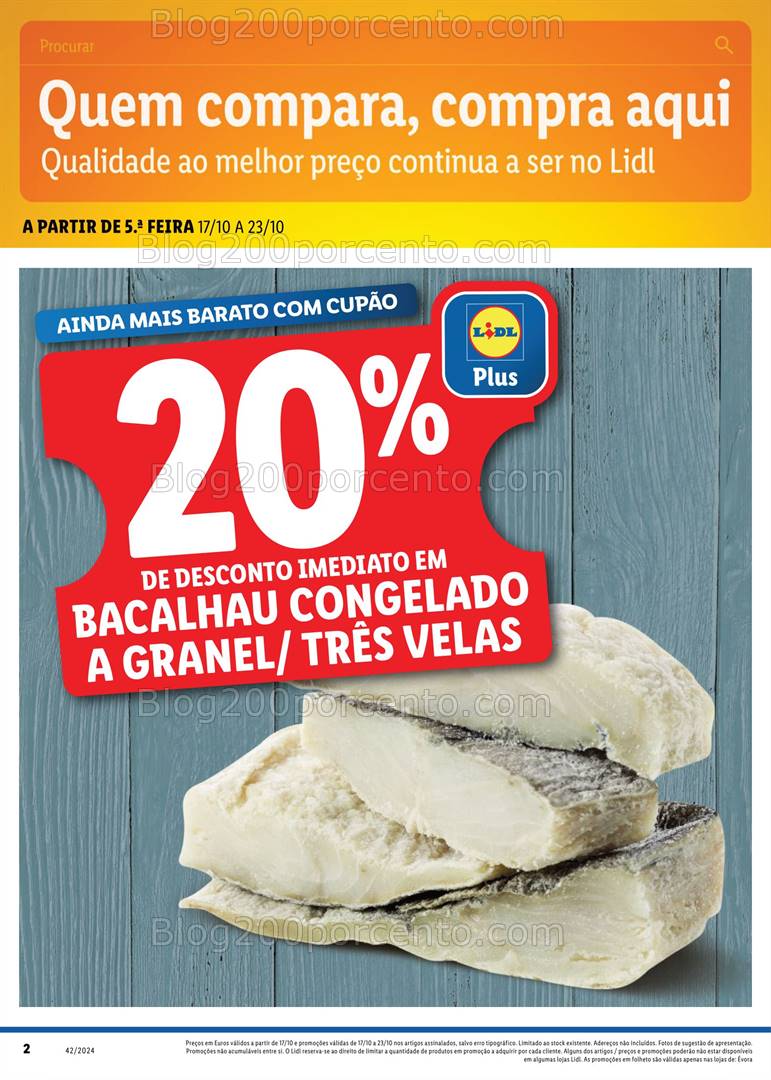 Antevisão Folheto LIDL Extra Évora Promoções de 17 a 23 outubro