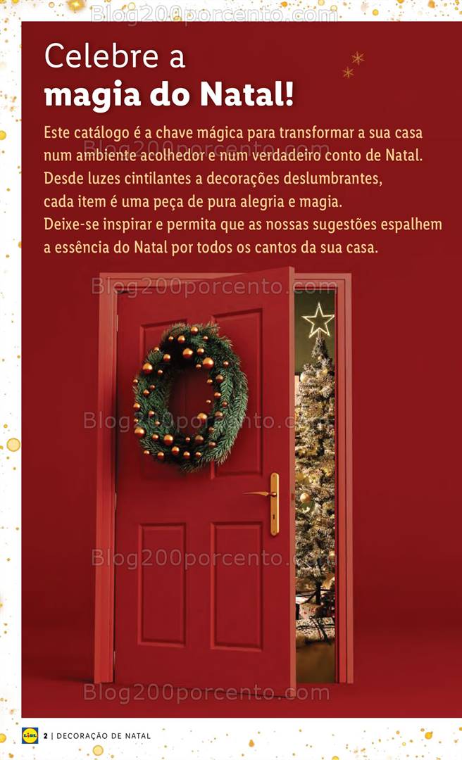 Antevisão Folheto LIDL Especial Decoração de Natal Promoções a partir de 24 outubro