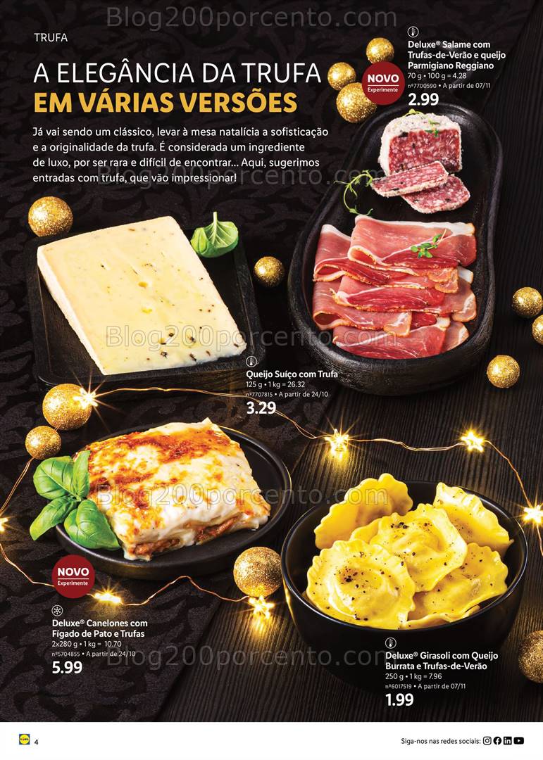 Antevisão Folheto LIDL Natal Promoções a partir de 24 outubro