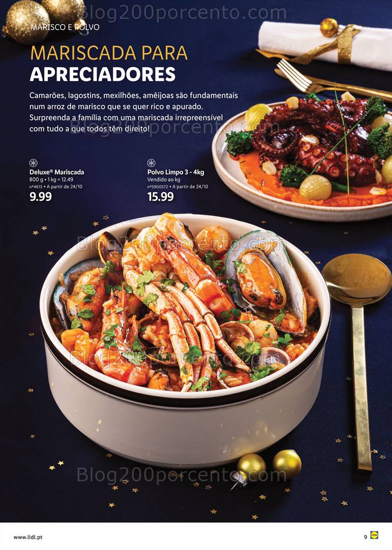 Antevisão Folheto LIDL Natal Promoções a partir de 24 outubro