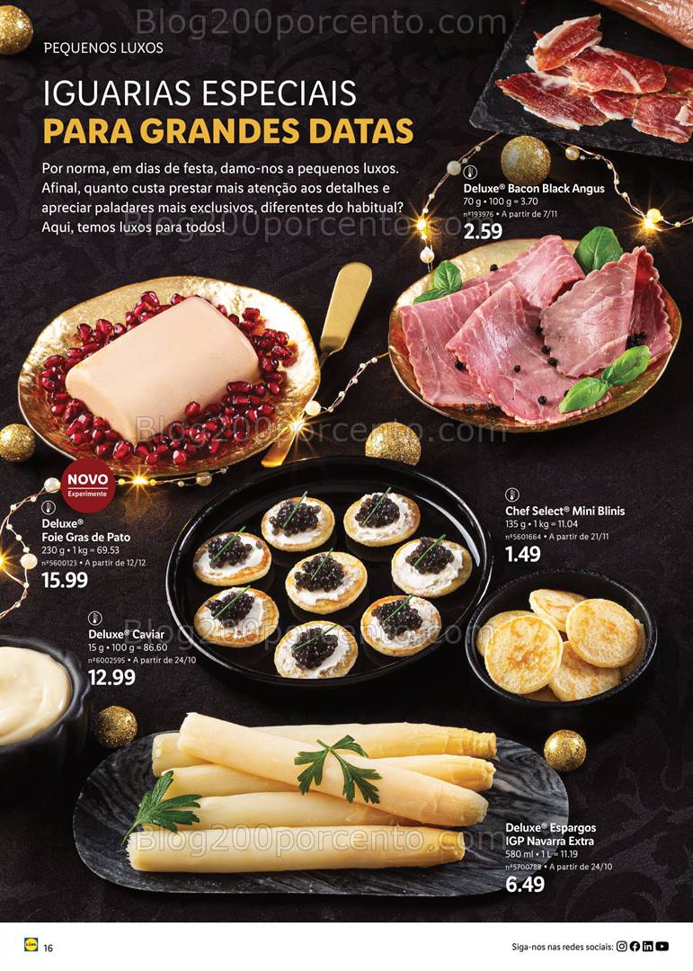 Antevisão Folheto LIDL Natal Promoções a partir de 24 outubro