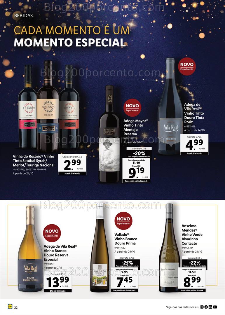 Antevisão Folheto LIDL Natal Promoções a partir de 24 outubro