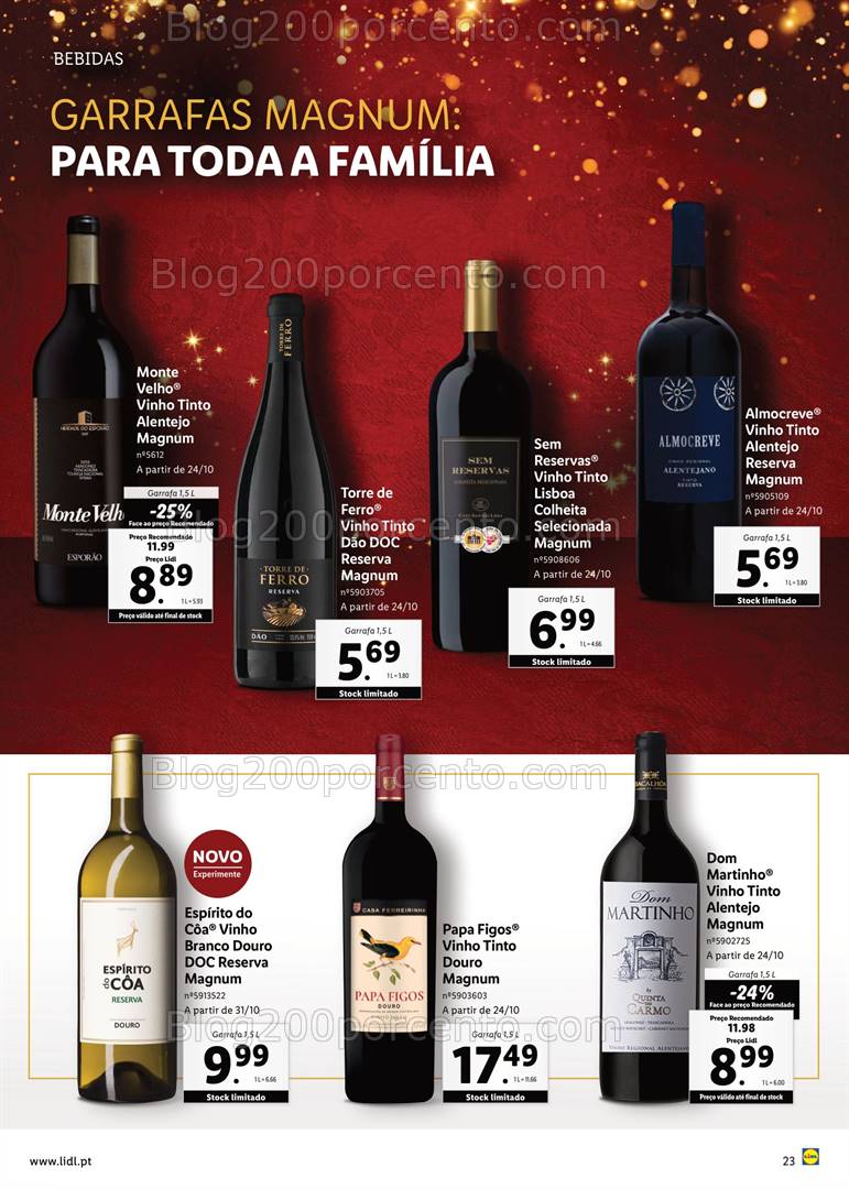 Antevisão Folheto LIDL Natal Promoções a partir de 24 outubro