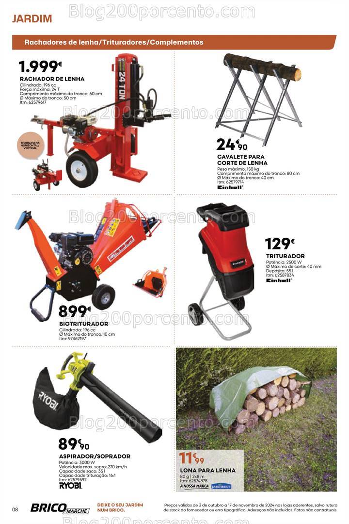 Antevisão Folheto BRICOMARCHÉ Outono - Inverno Promoções de 3 outubro a 17 novembro