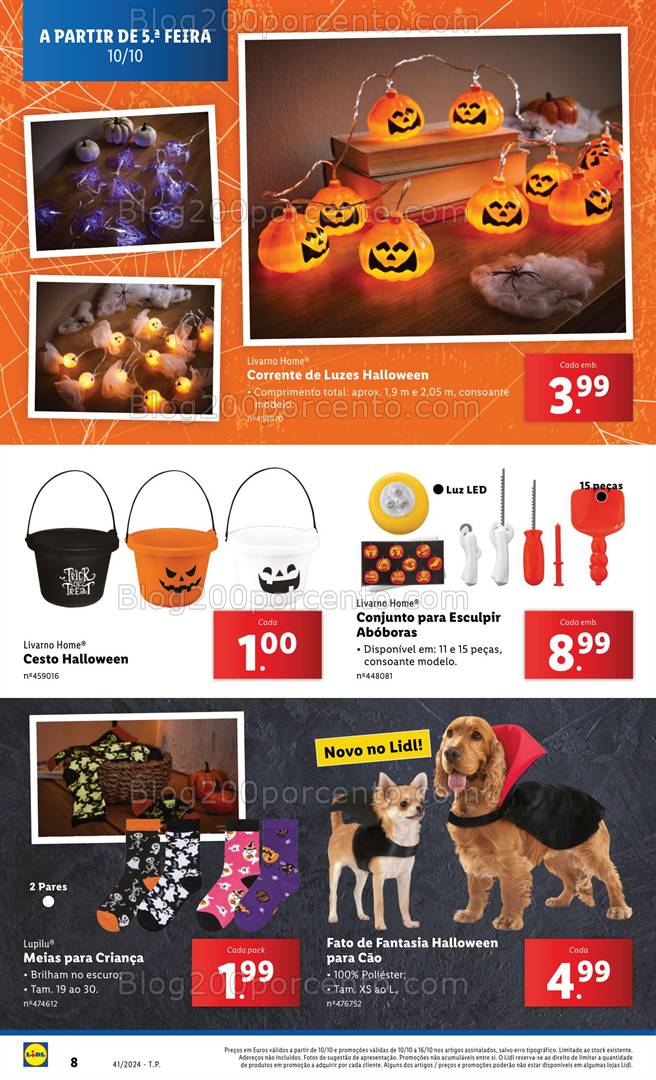 Antevisão Folheto LIDL Bazar Promoções de 10 a 16 outubro