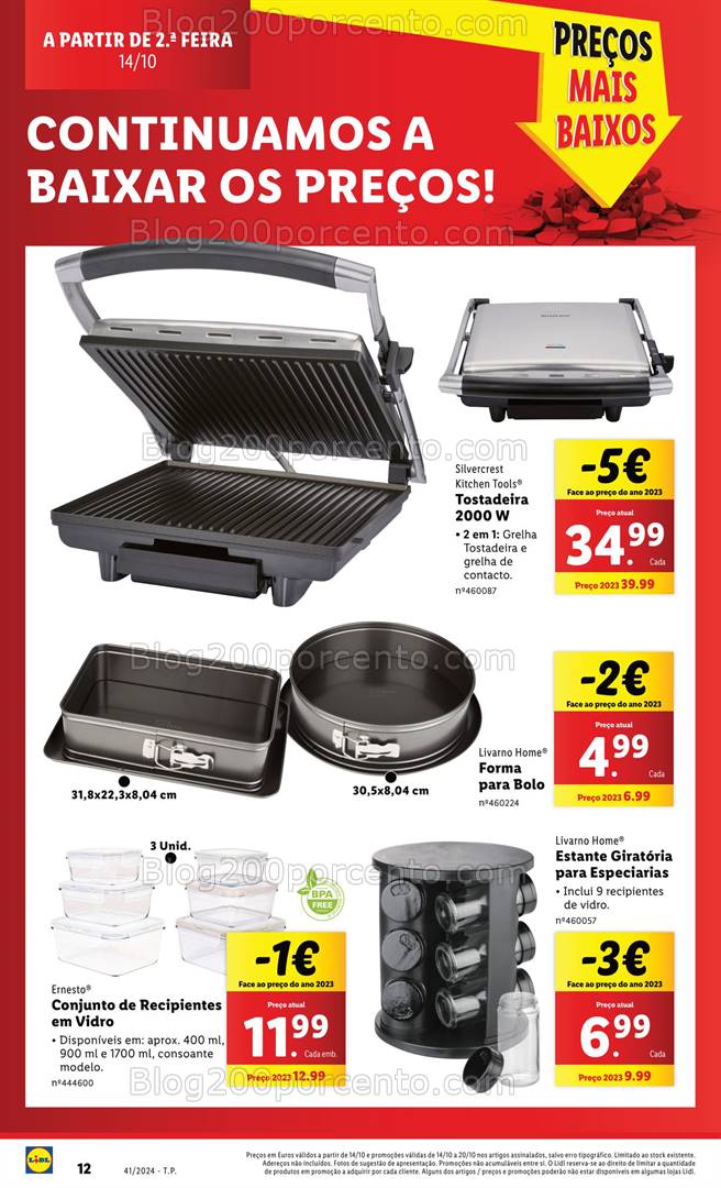 Antevisão Folheto LIDL Bazar Promoções de 10 a 16 outubro