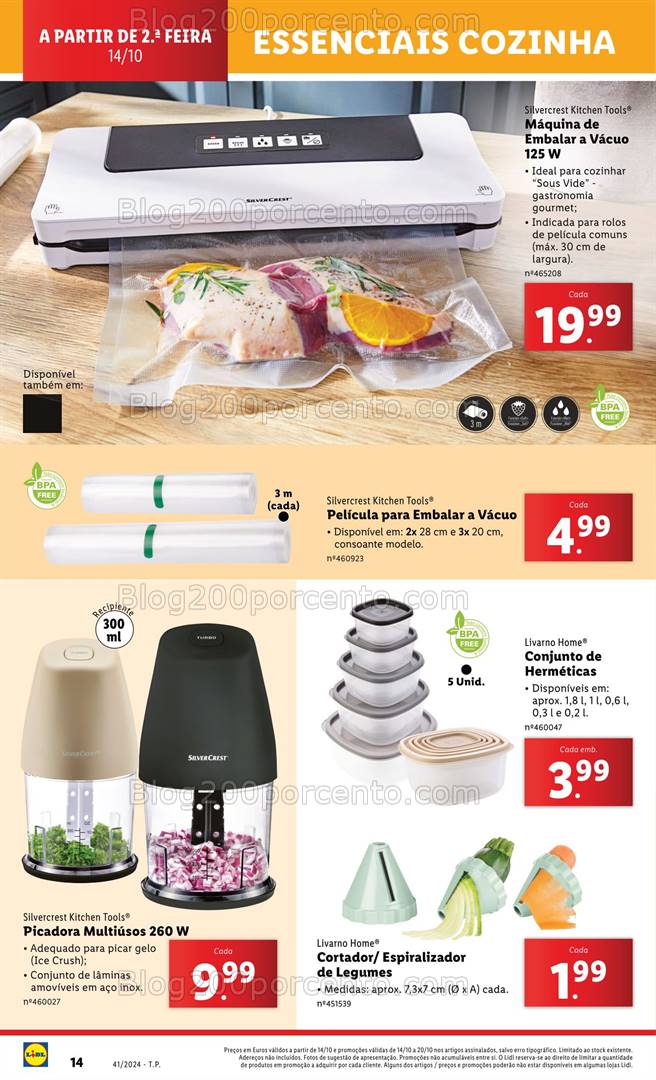 Antevisão Folheto LIDL Bazar Promoções de 10 a 16 outubro