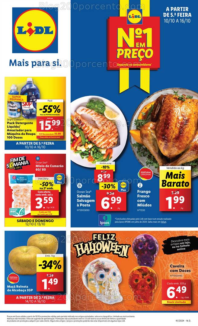 Antevisão Folheto LIDL Promoções de 10 a 16 outubro