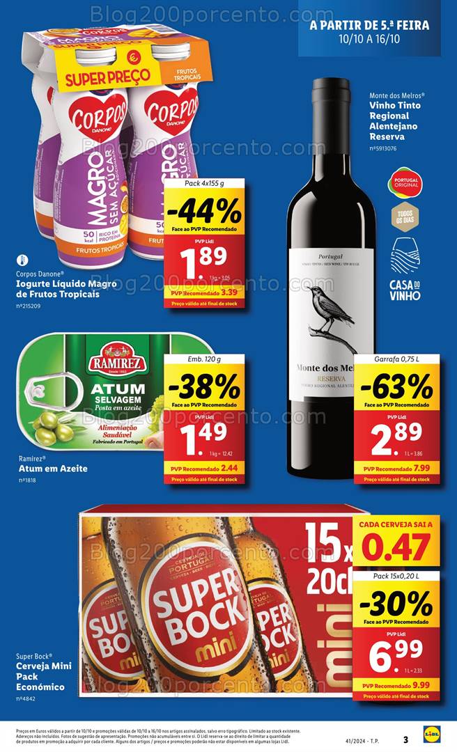 Antevisão Folheto LIDL Promoções de 10 a 16 outubro