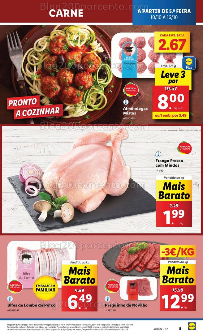 Antevisão Folheto LIDL Promoções de 10 a 16 outubro