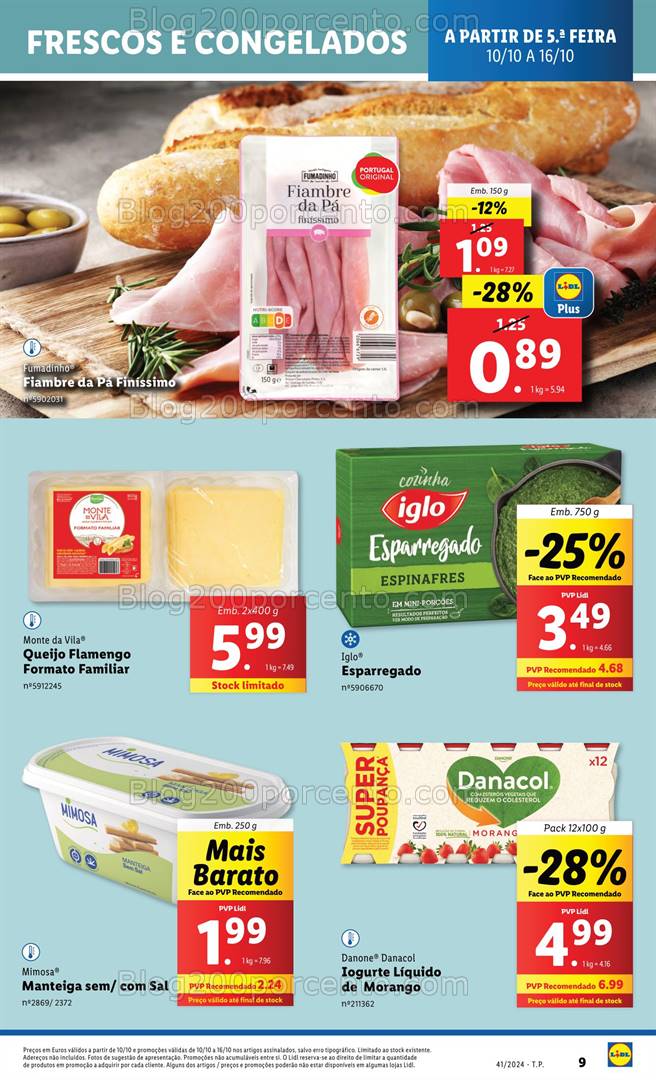 Antevisão Folheto LIDL Promoções de 10 a 16 outubro