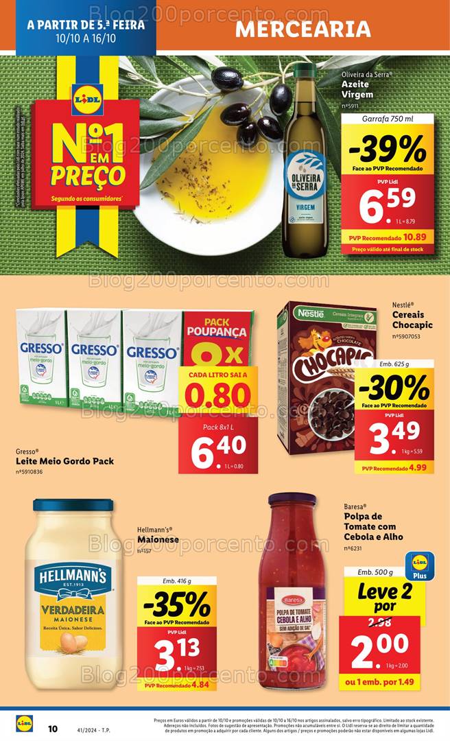 Antevisão Folheto LIDL Promoções de 10 a 16 outubro