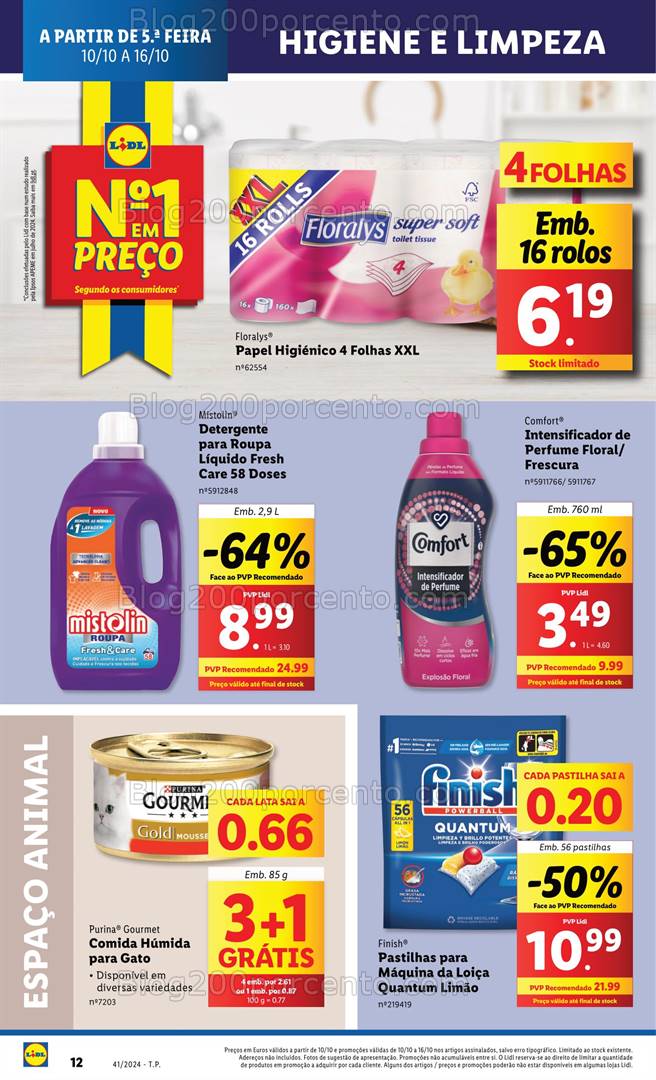 Antevisão Folheto LIDL Promoções de 10 a 16 outubro