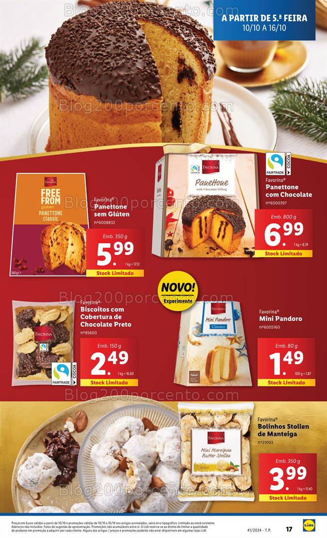 Antevisão Folheto LIDL Promoções de 10 a 16 outubro