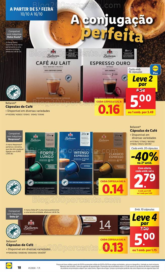 Antevisão Folheto LIDL Promoções de 10 a 16 outubro