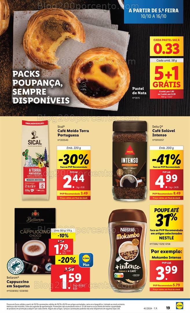 Antevisão Folheto LIDL Promoções de 10 a 16 outubro