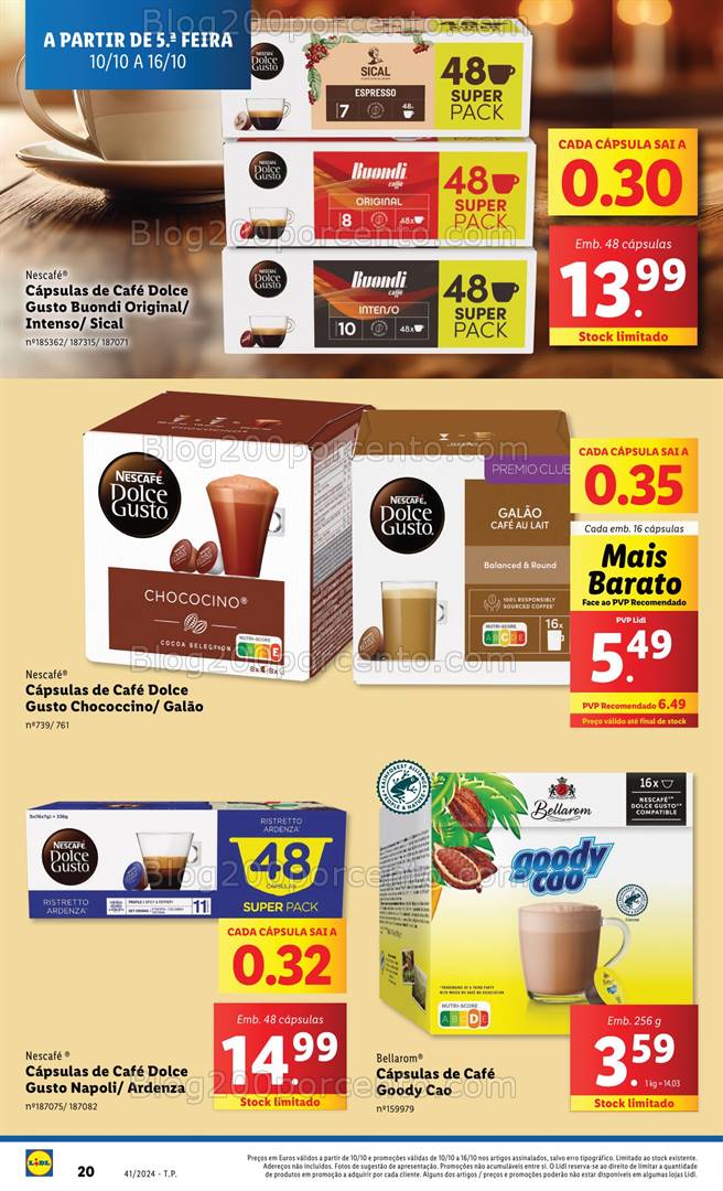 Antevisão Folheto LIDL Promoções de 10 a 16 outubro