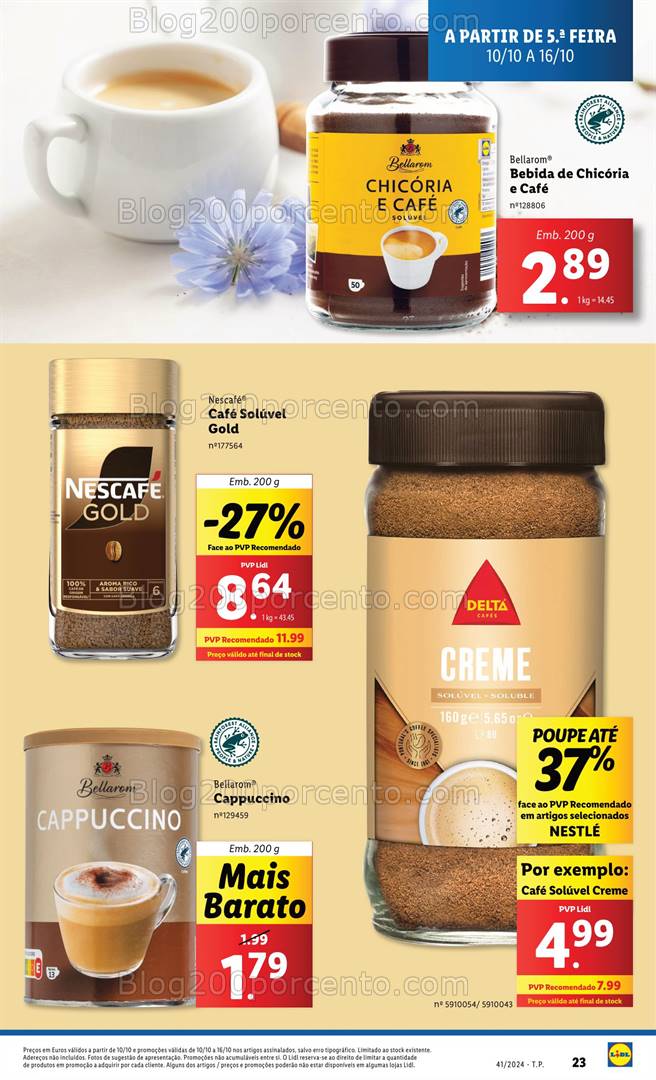 Antevisão Folheto LIDL Promoções de 10 a 16 outubro