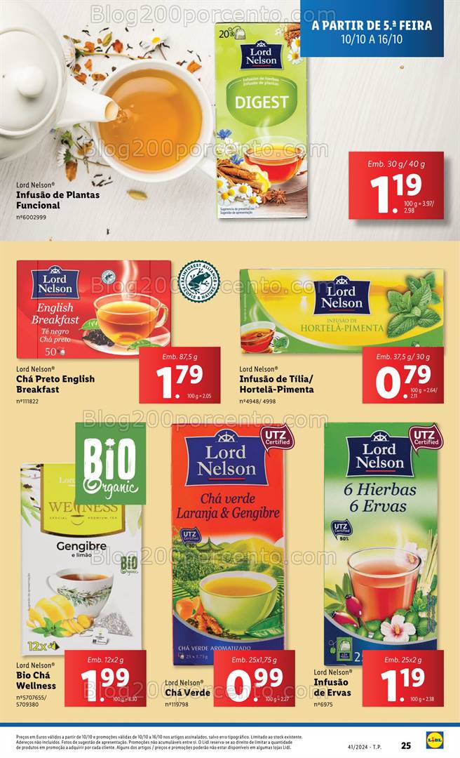 Antevisão Folheto LIDL Promoções de 10 a 16 outubro