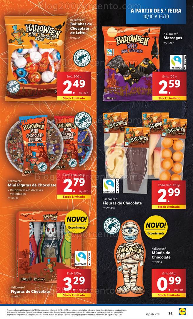 Antevisão Folheto LIDL Promoções de 10 a 16 outubro