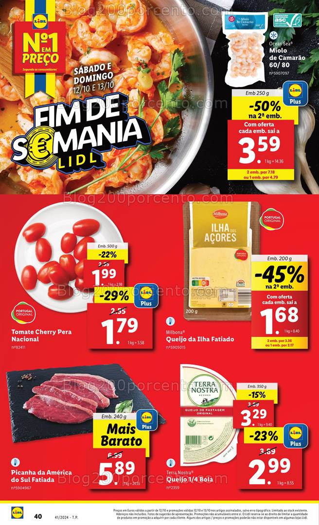 Antevisão Folheto LIDL Promoções de 10 a 16 outubro