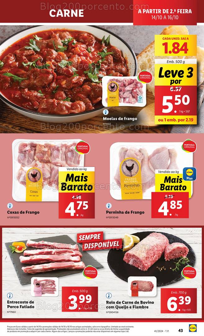 Antevisão Folheto LIDL Promoções de 10 a 16 outubro