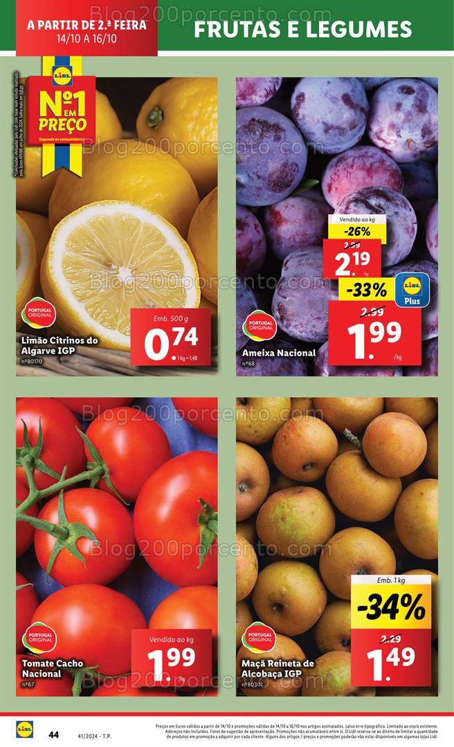 Antevisão Folheto LIDL Promoções de 10 a 16 outubro