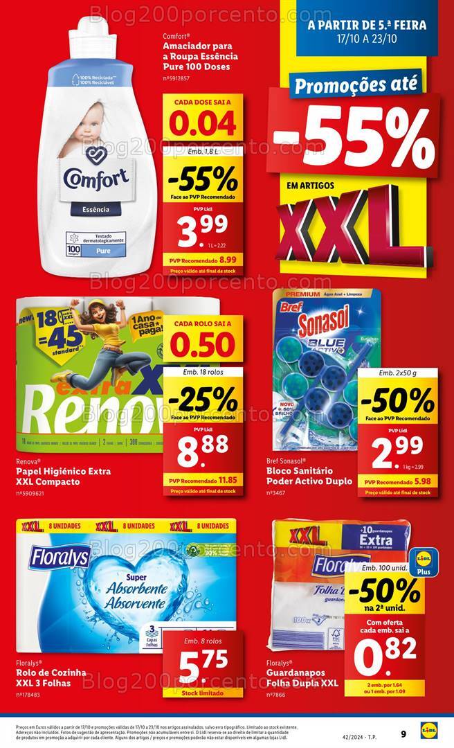 Antevisão Folheto LIDL Promoções de 17 a 23 outubro
