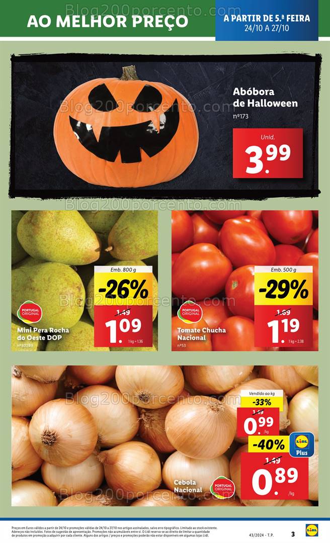 Antevisão Folheto LIDL Promoções de 24 a 30 outubro