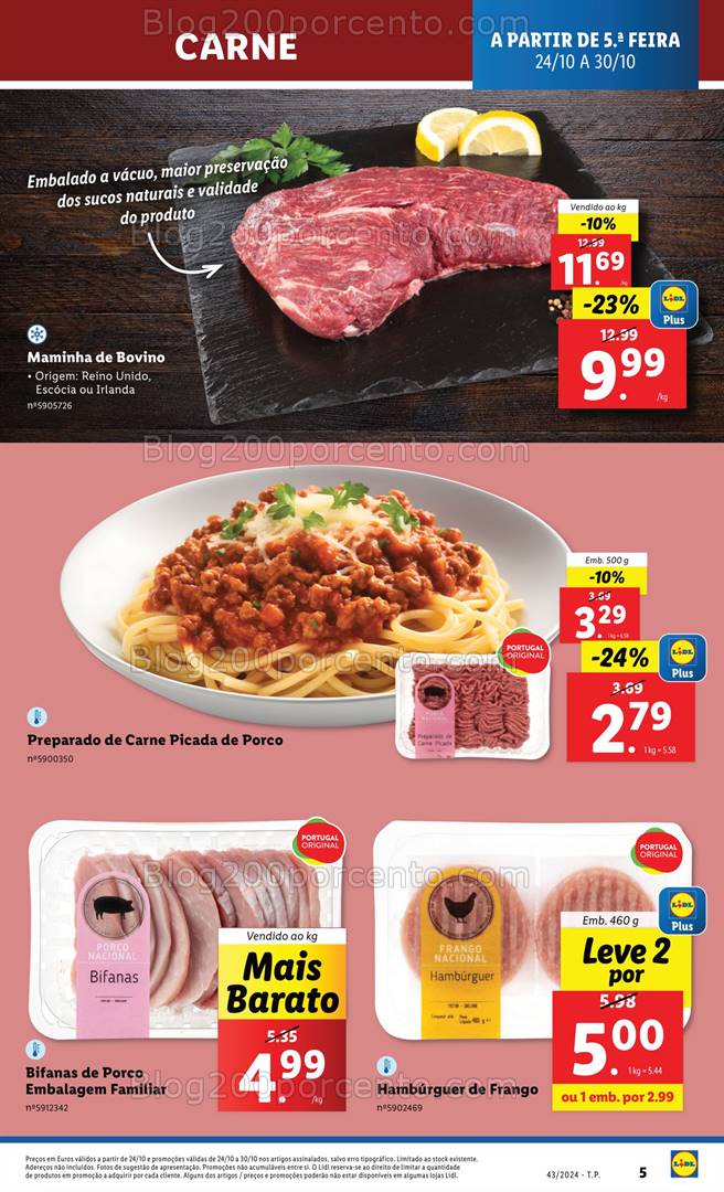 Antevisão Folheto LIDL Promoções de 24 a 30 outubro