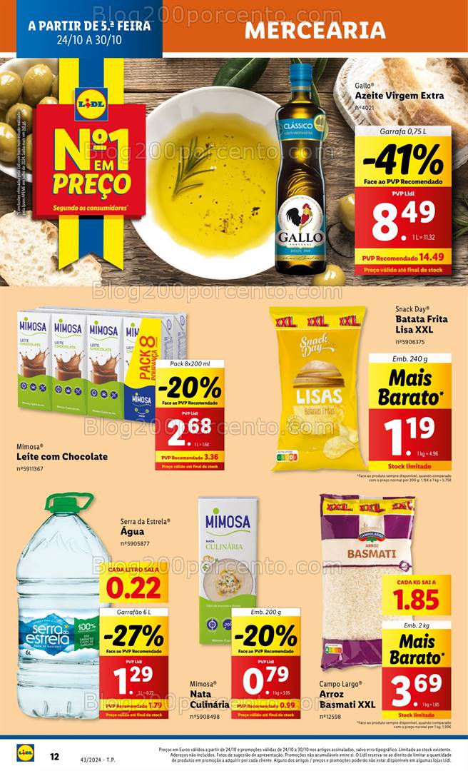 Antevisão Folheto LIDL Promoções de 24 a 30 outubro