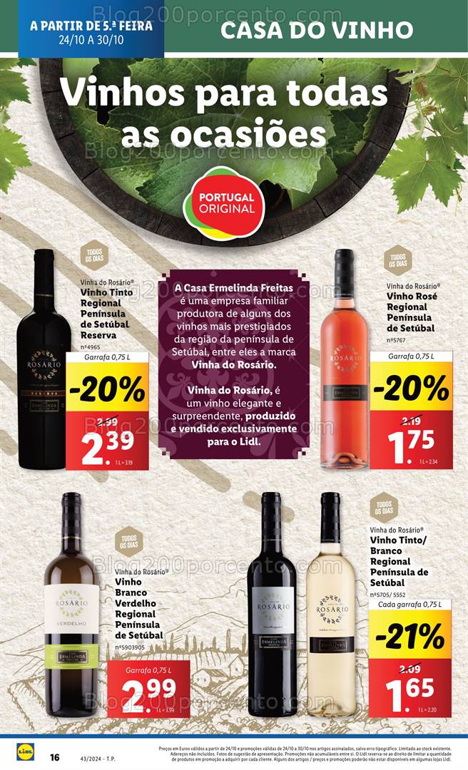 Antevisão Folheto LIDL Promoções de 24 a 30 outubro