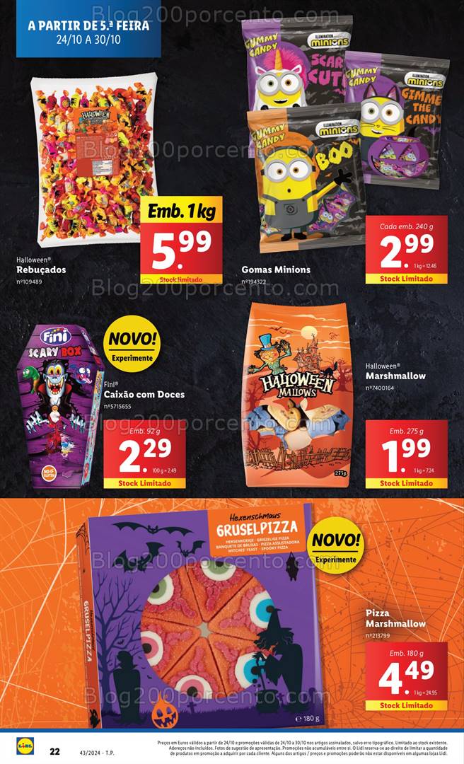 Antevisão Folheto LIDL Promoções de 24 a 30 outubro