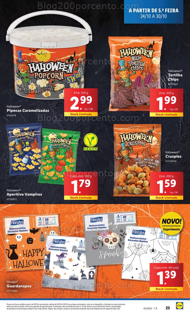 Antevisão Folheto LIDL Promoções de 24 a 30 outubro