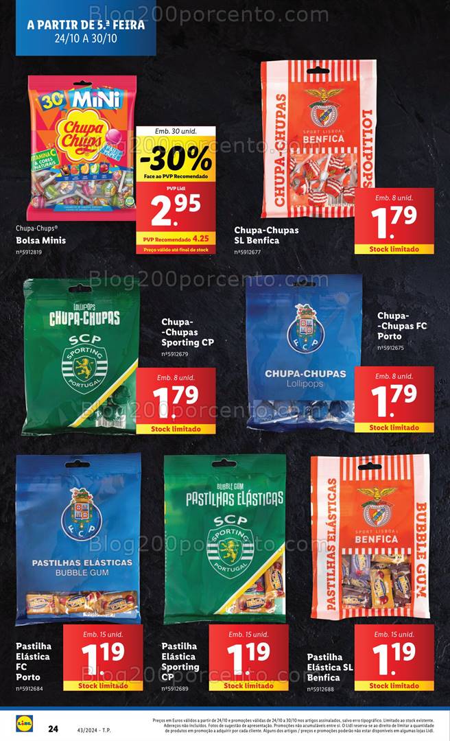 Antevisão Folheto LIDL Promoções de 24 a 30 outubro