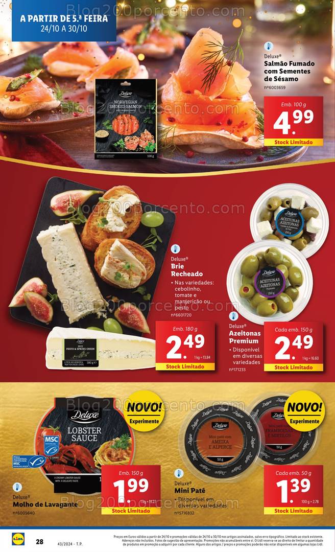 Antevisão Folheto LIDL Promoções de 24 a 30 outubro