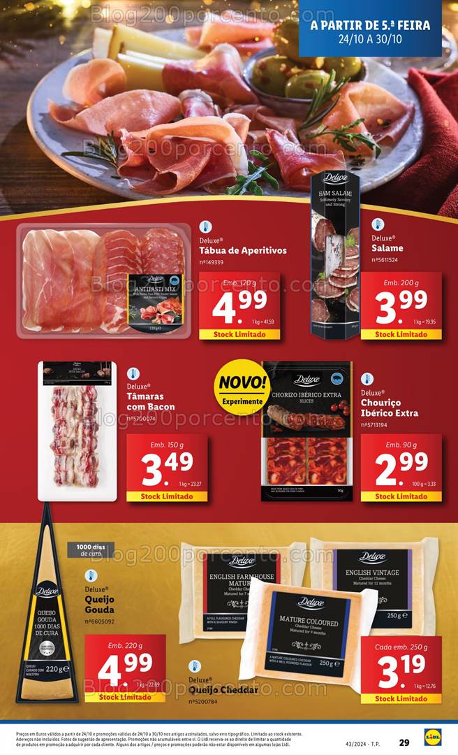 Antevisão Folheto LIDL Promoções de 24 a 30 outubro