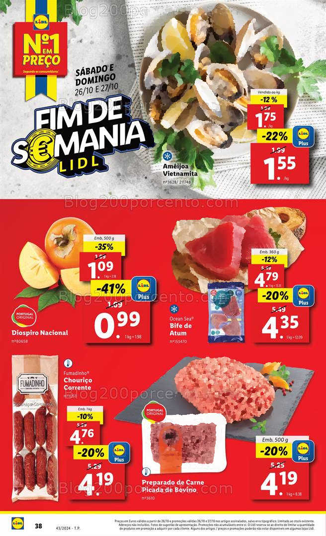 Antevisão Folheto LIDL Promoções de 24 a 30 outubro