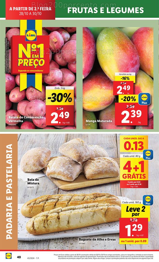 Antevisão Folheto LIDL Promoções de 24 a 30 outubro