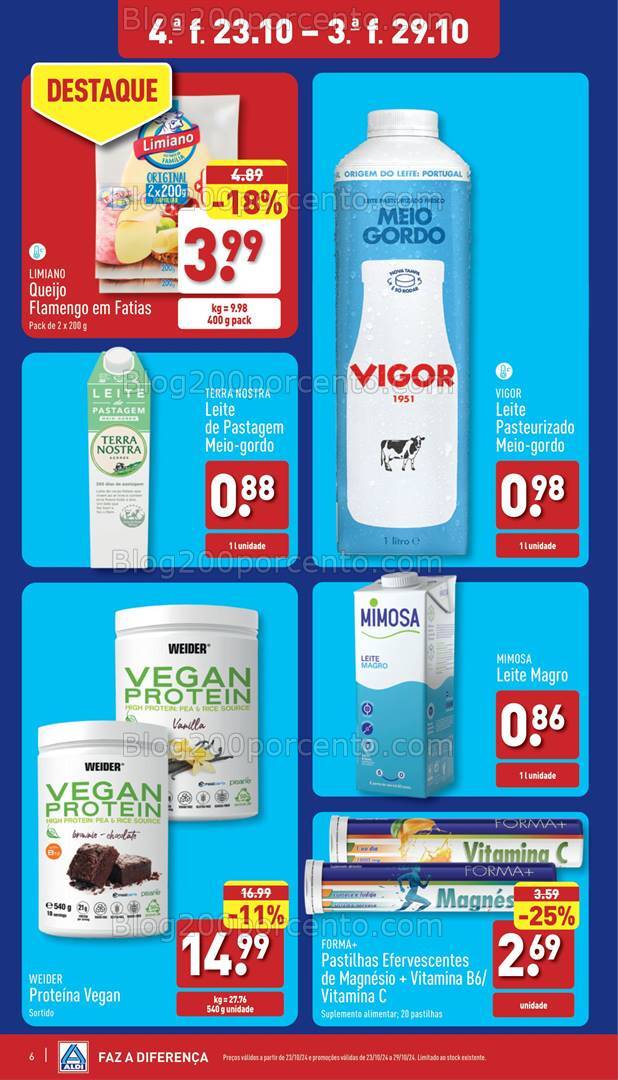 Antevisão Folheto ALDI Promoções de 23 a 29 outubro
