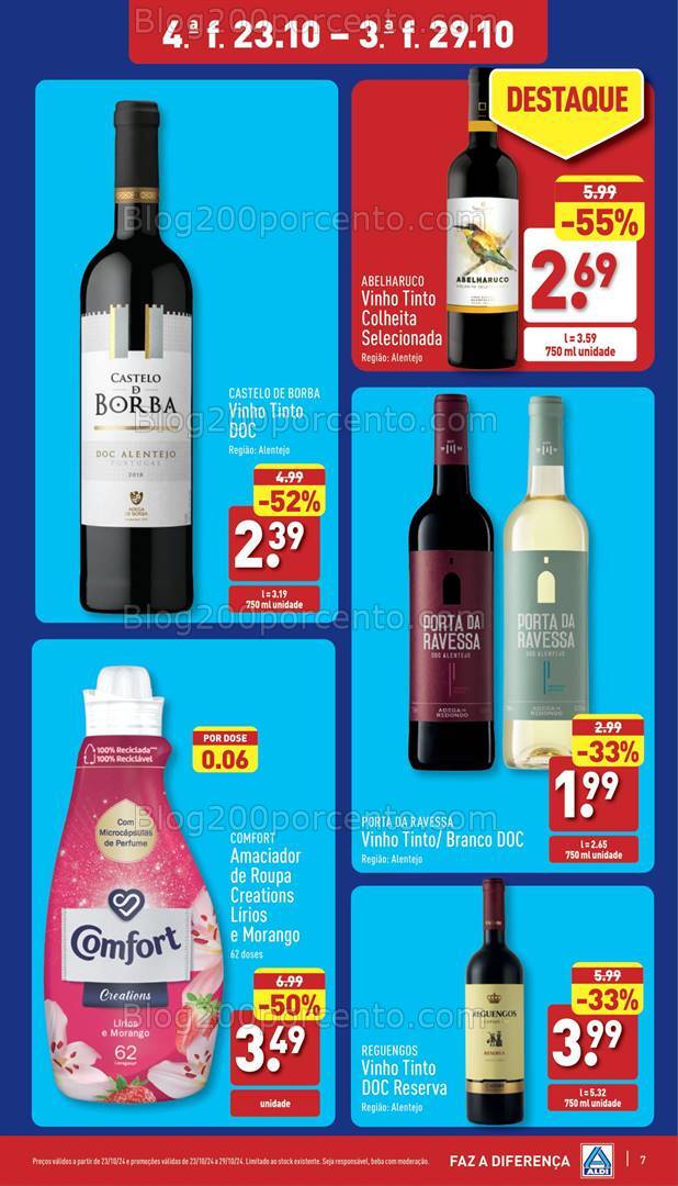Antevisão Folheto ALDI Promoções de 23 a 29 outubro