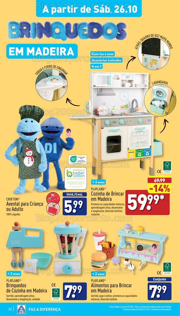 Antevisão Folheto ALDI Promoções de 23 a 29 outubro