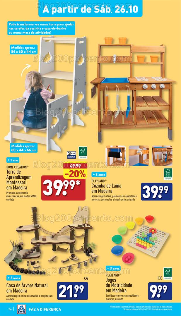 Antevisão Folheto ALDI Promoções de 23 a 29 outubro