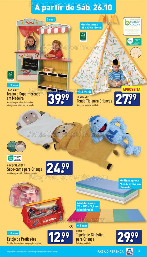 Antevisão Folheto ALDI Promoções de 23 a 29 outubro