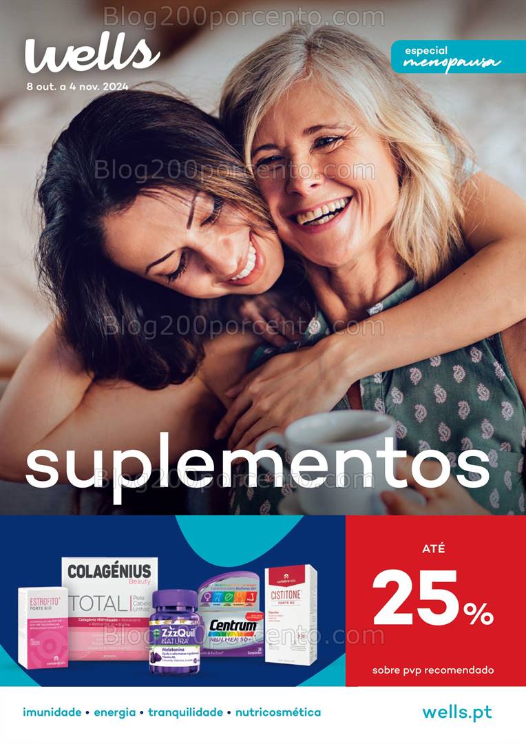 Antevisão Folheto WELLS Suplementos Promoções de 8 outubro a 4 novembro