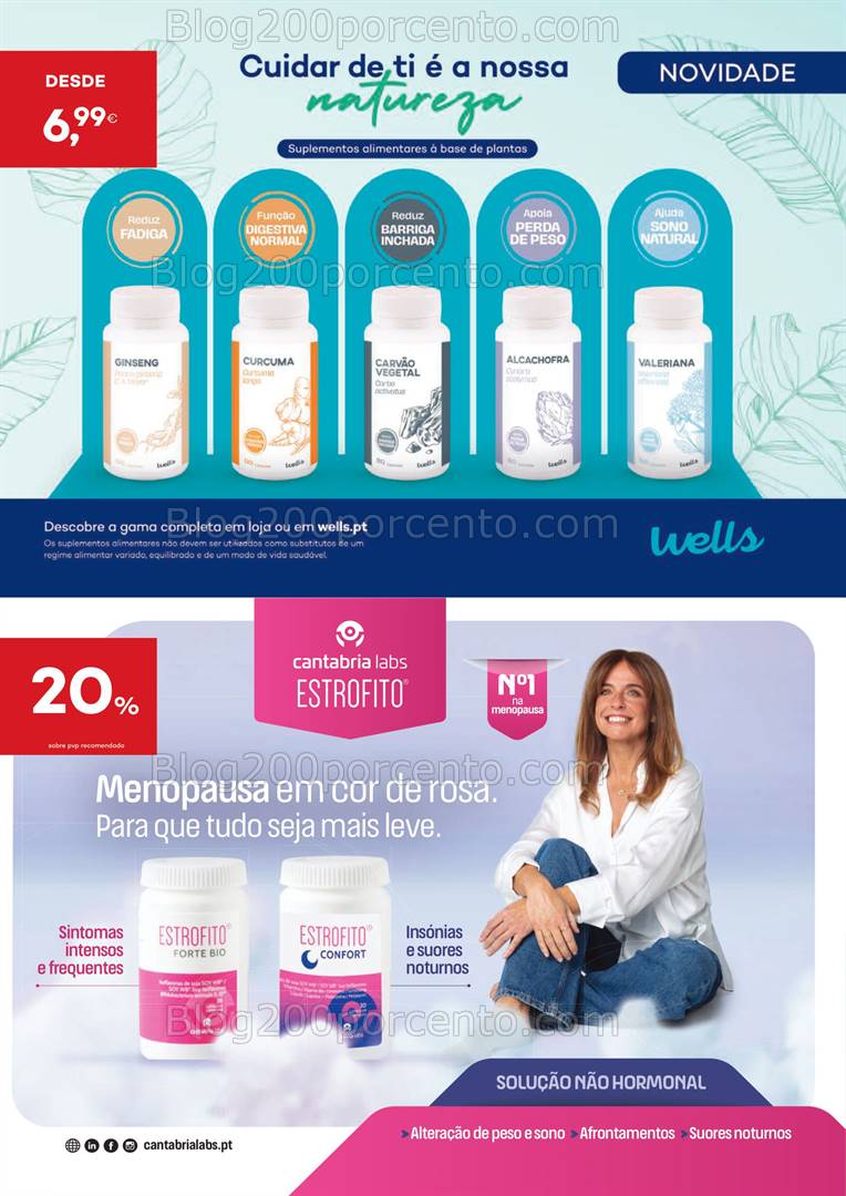 Antevisão Folheto WELLS Suplementos Promoções de 8 outubro a 4 novembro