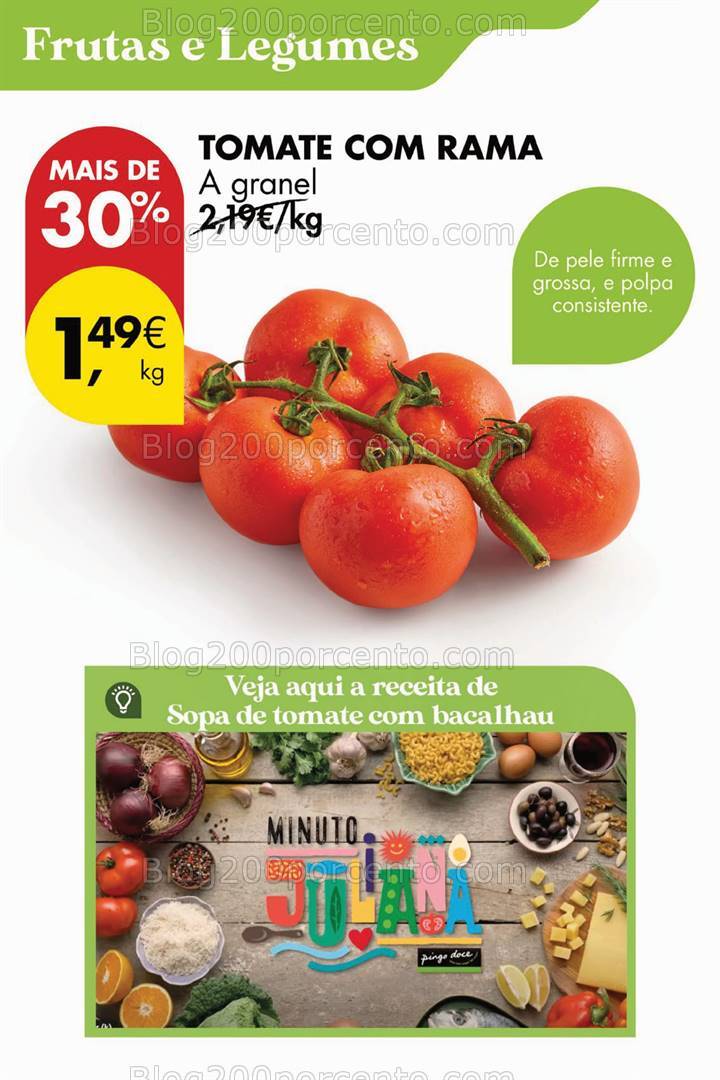 Antevisão Folheto PINGO DOCE Promoções Fim de Semana - 5 a 6 outubro